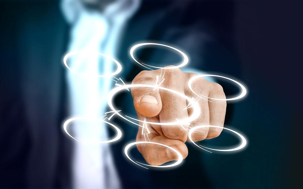 Person starting to use digital storage platform on laptop